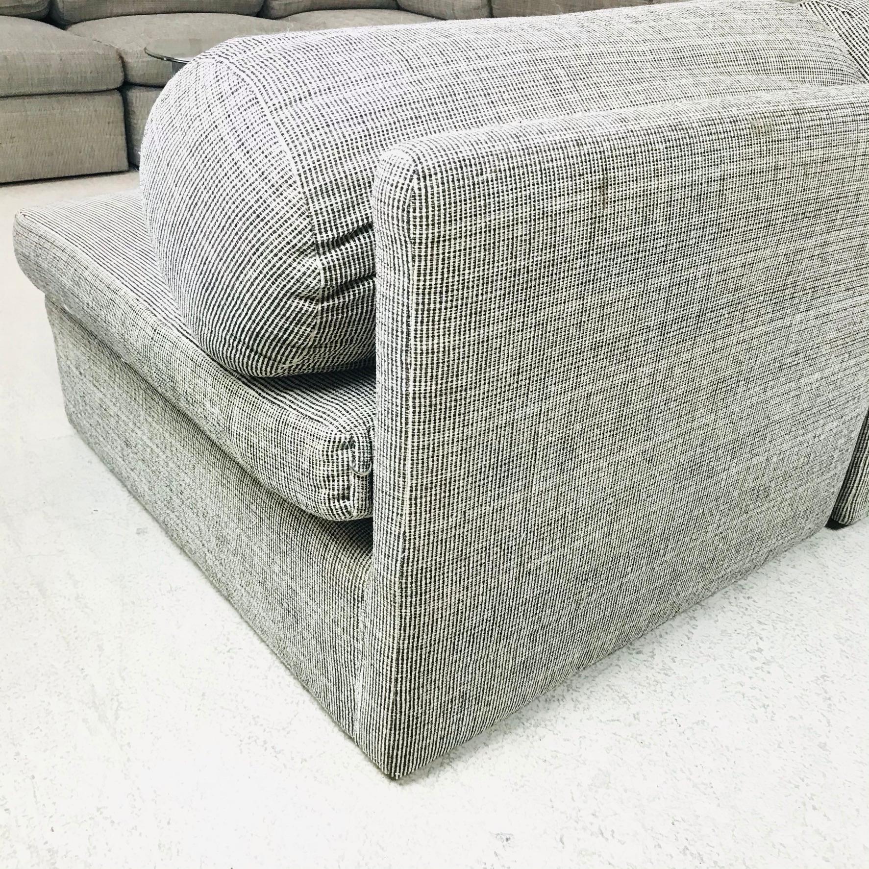Mid-Century Modern 8-Piece Milo Baughman Sectional Sofa