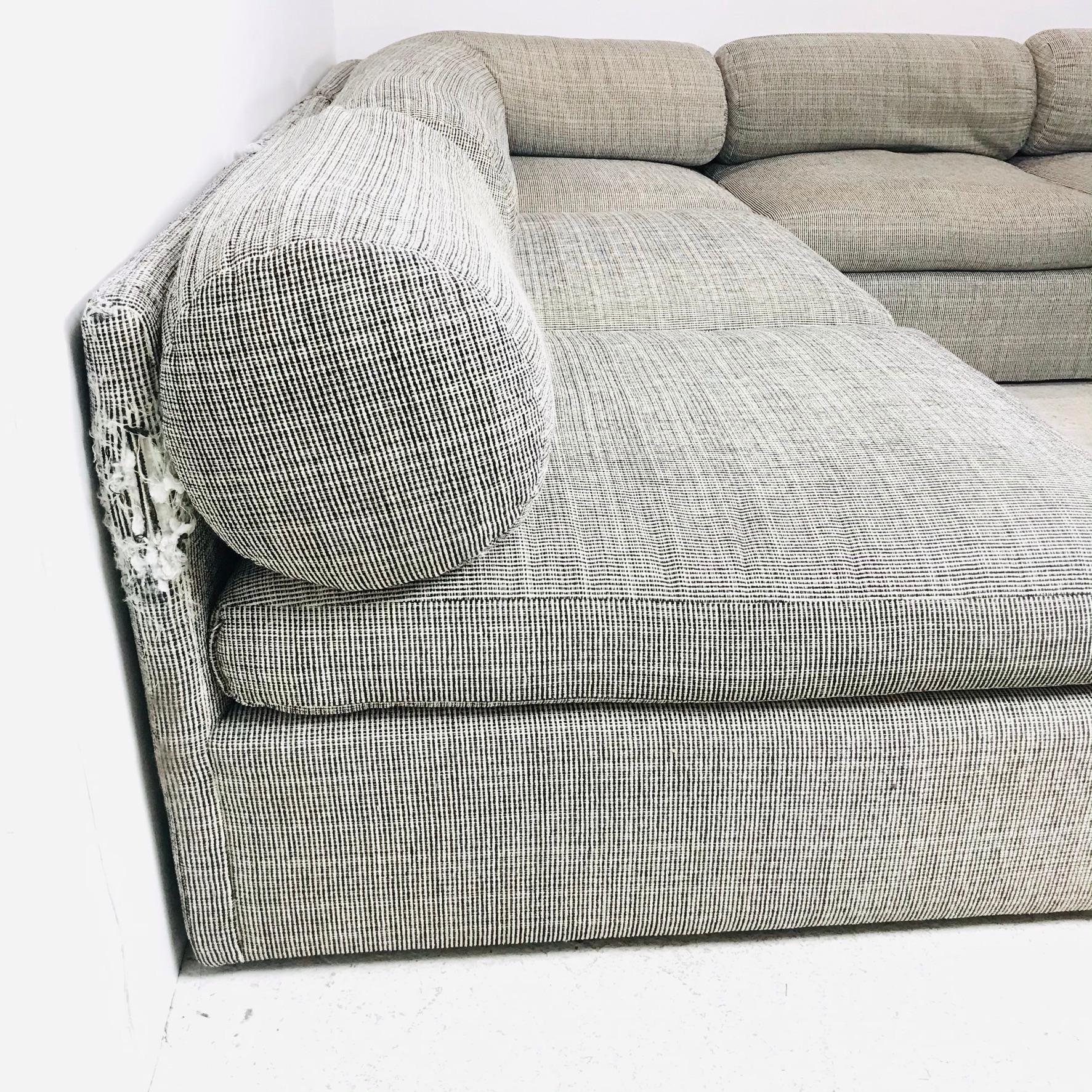 8-Piece Milo Baughman Sectional Sofa 1