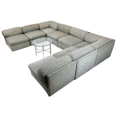 8-Piece Milo Baughman Sectional Sofa