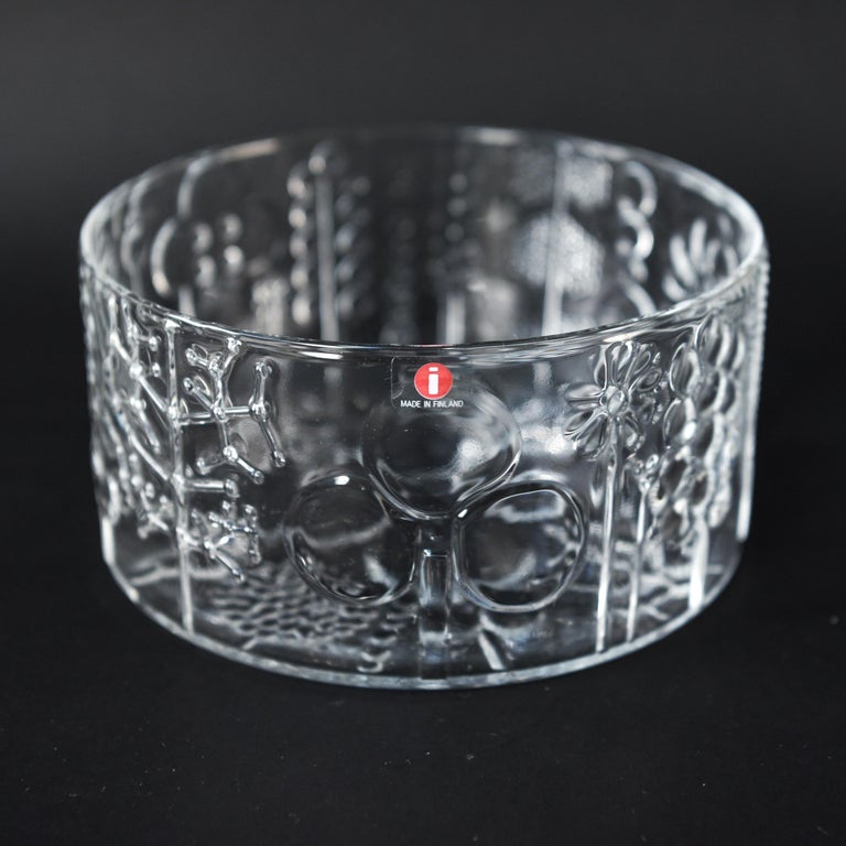 8 Pieces Oiva Toikka for Iittala Midcentury Scandinavian Glass In Good Condition For Sale In Norwalk, CT