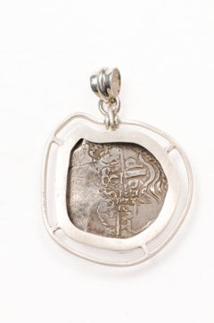 "8 Reales" Spanish Silver Coin (circa 1689-1692) Pendant