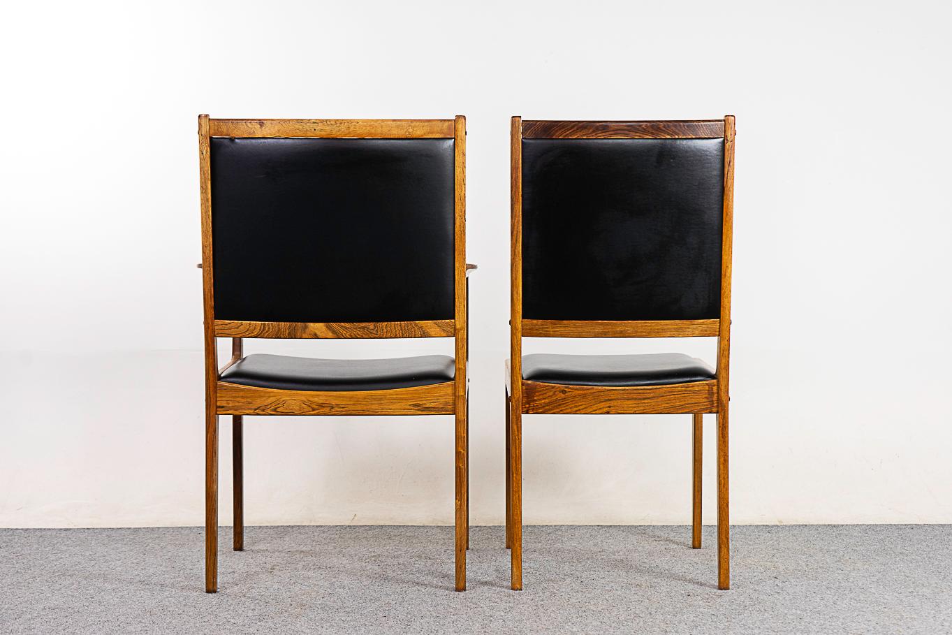  8 Rosewood Danish Dining Chairs For Sale 3