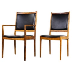  8 Rosewood Danish Dining Chairs