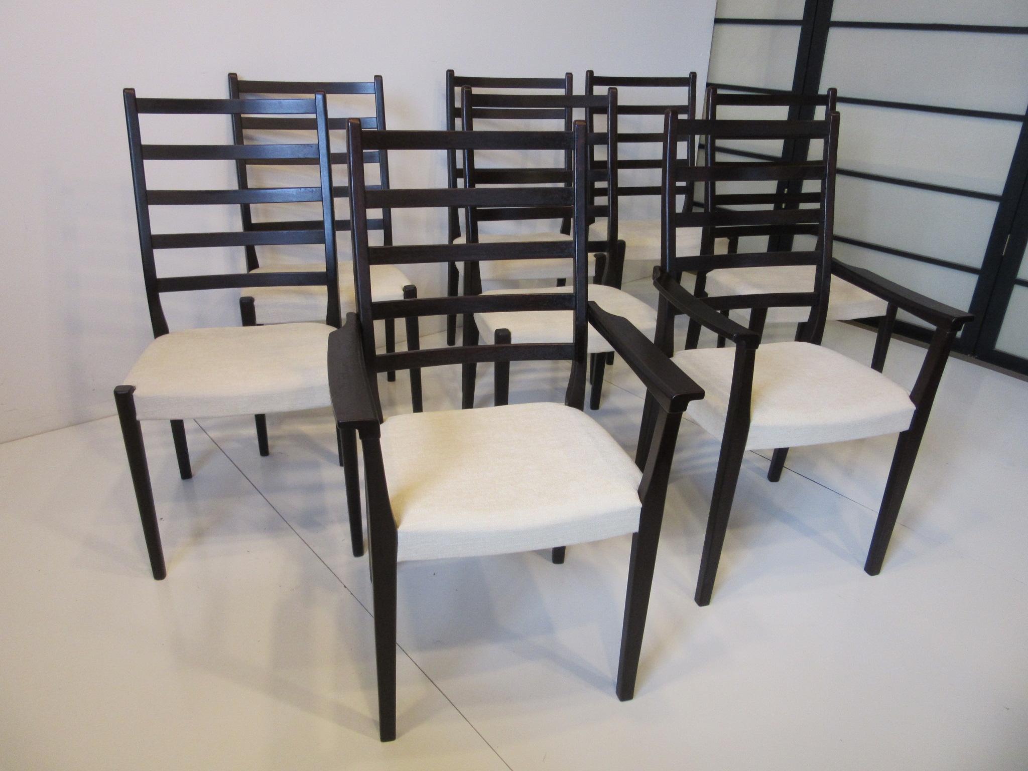 8 Rosewood Dining Chairs by Svegard Markaryd, Sweden 7