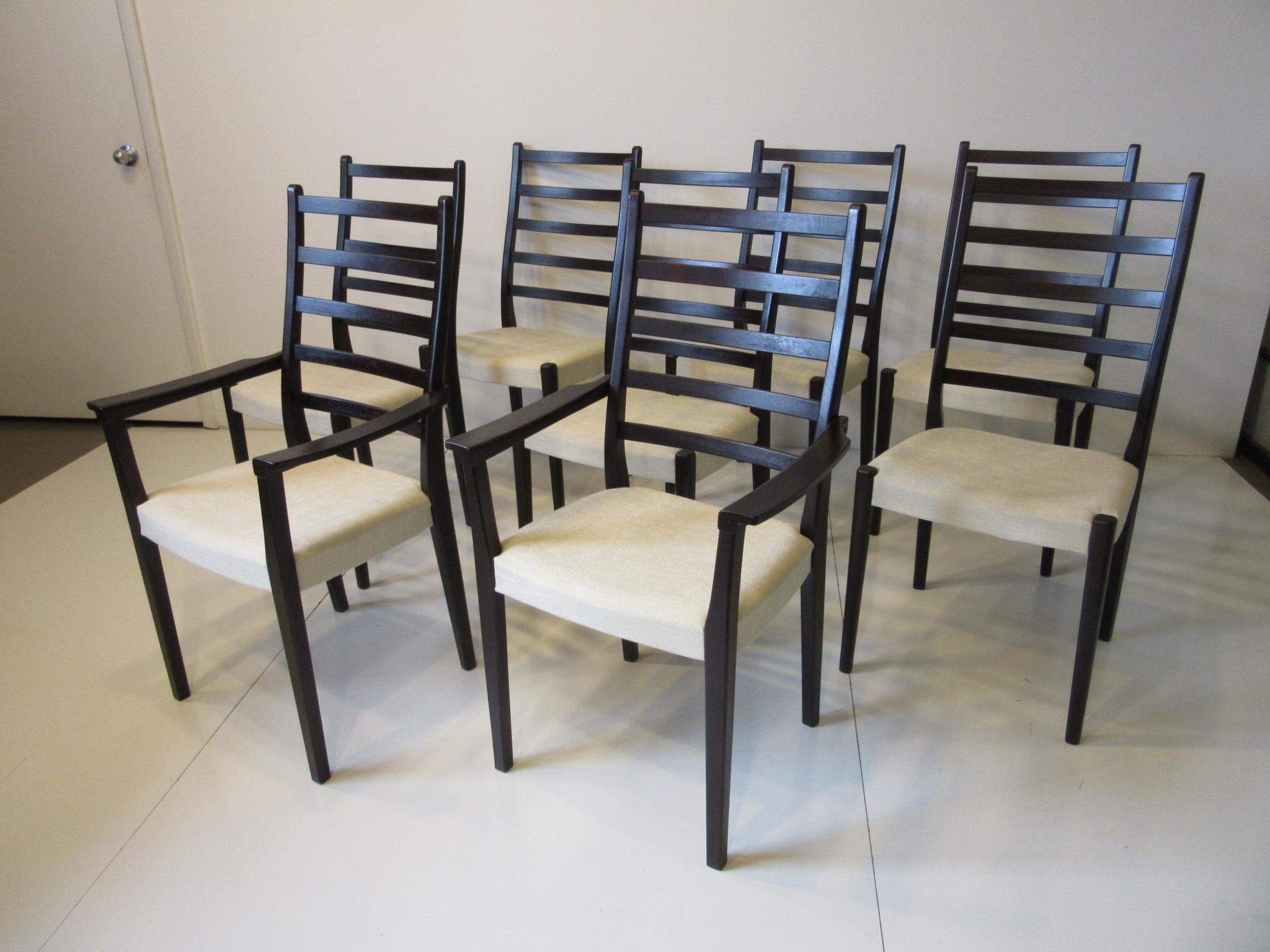 8 Rosewood Dining Chairs by Svegard Markaryd, Sweden 8