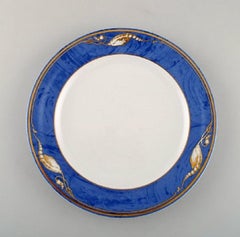 8 Royal Copenhagen "Magnolia" Dinner Plates, Late 20th Century