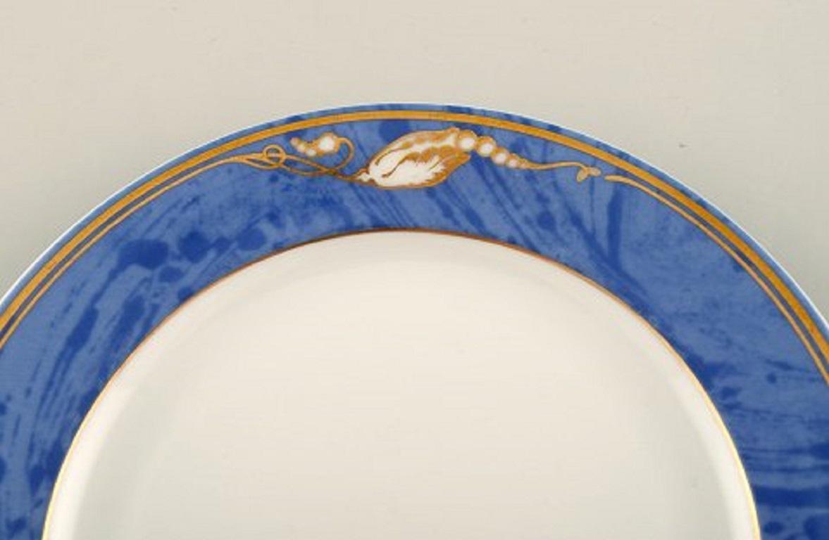 8 Platos Magnolia de Royal Copenhagen, Finales del siglo XX Danés en venta