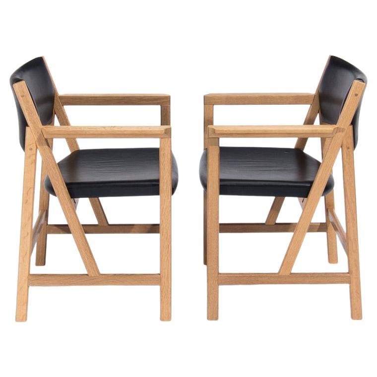 8 Scandinavain Dining Chairs in Oak by Soren Holst for Fredericia, Danish 1970's For Sale