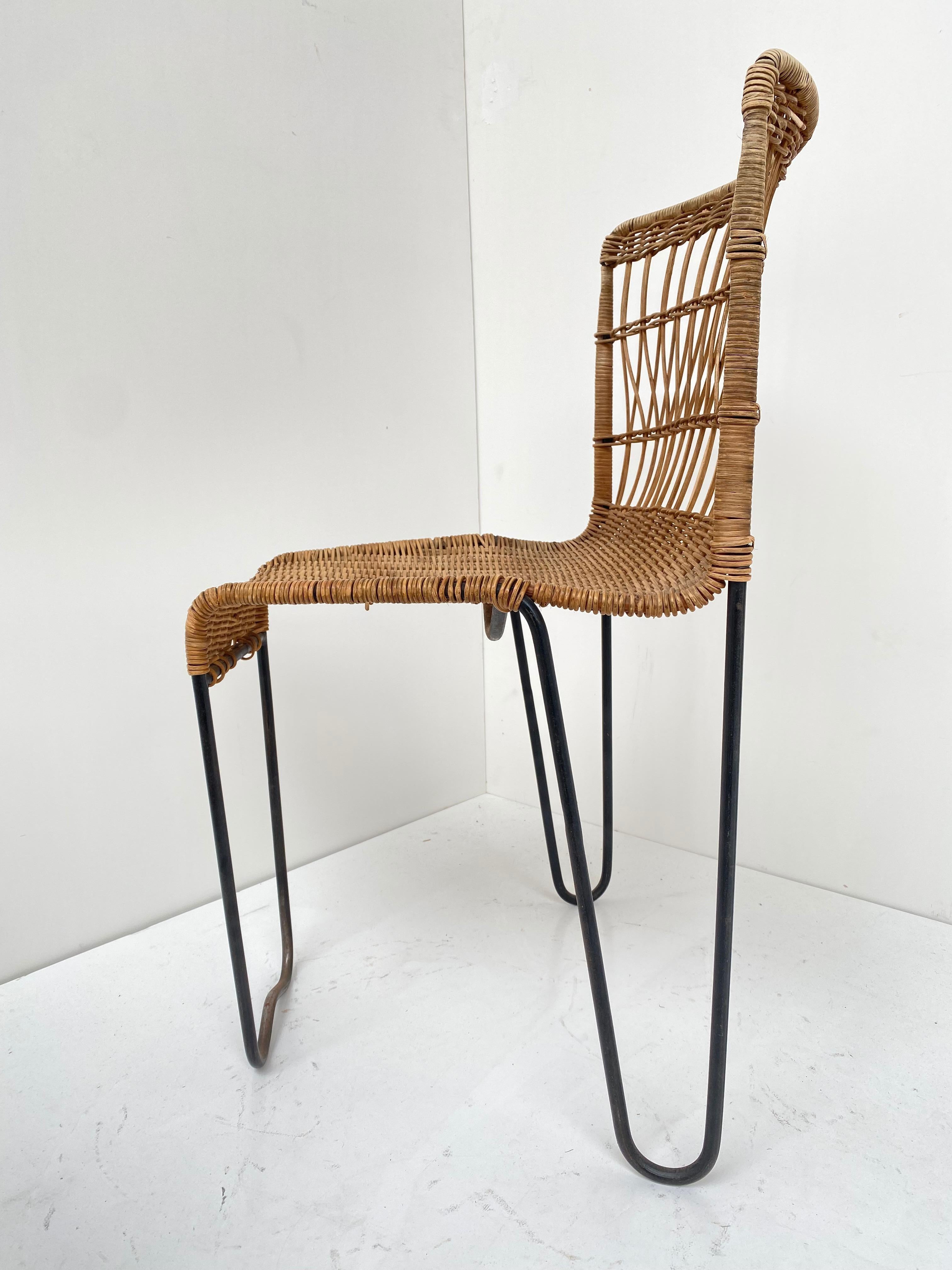 8 Sculptural Form 'Oro' Dining Chairs by Raoul Guys, 1951, Airborne, France 8