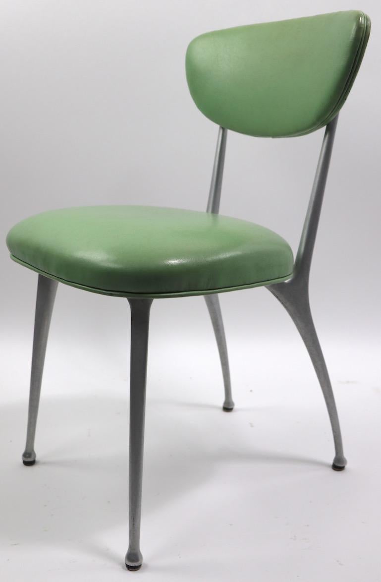 Aluminum 8 Shelby Williams Gazelle Cafe Dining Chairs