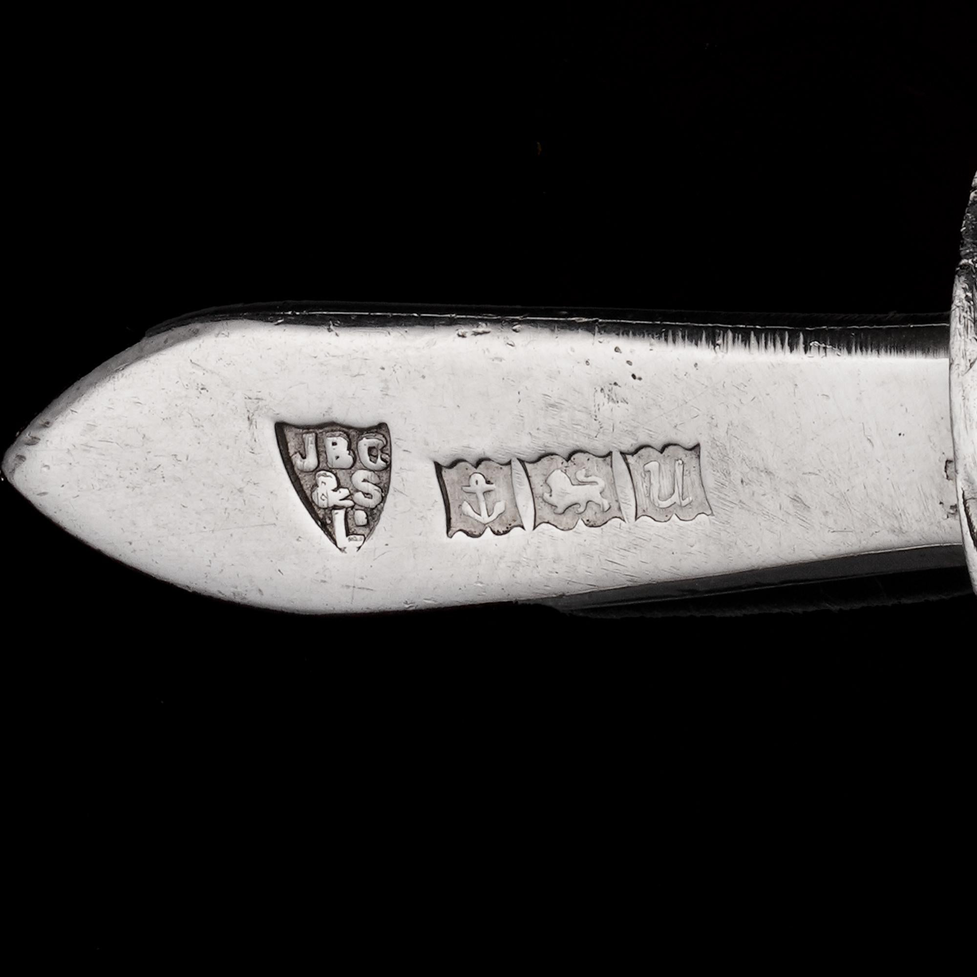 8 porta mais in argento realizzati da J. B. J. B. Chatterley & Sons Ltd., 1969 in vendita 1
