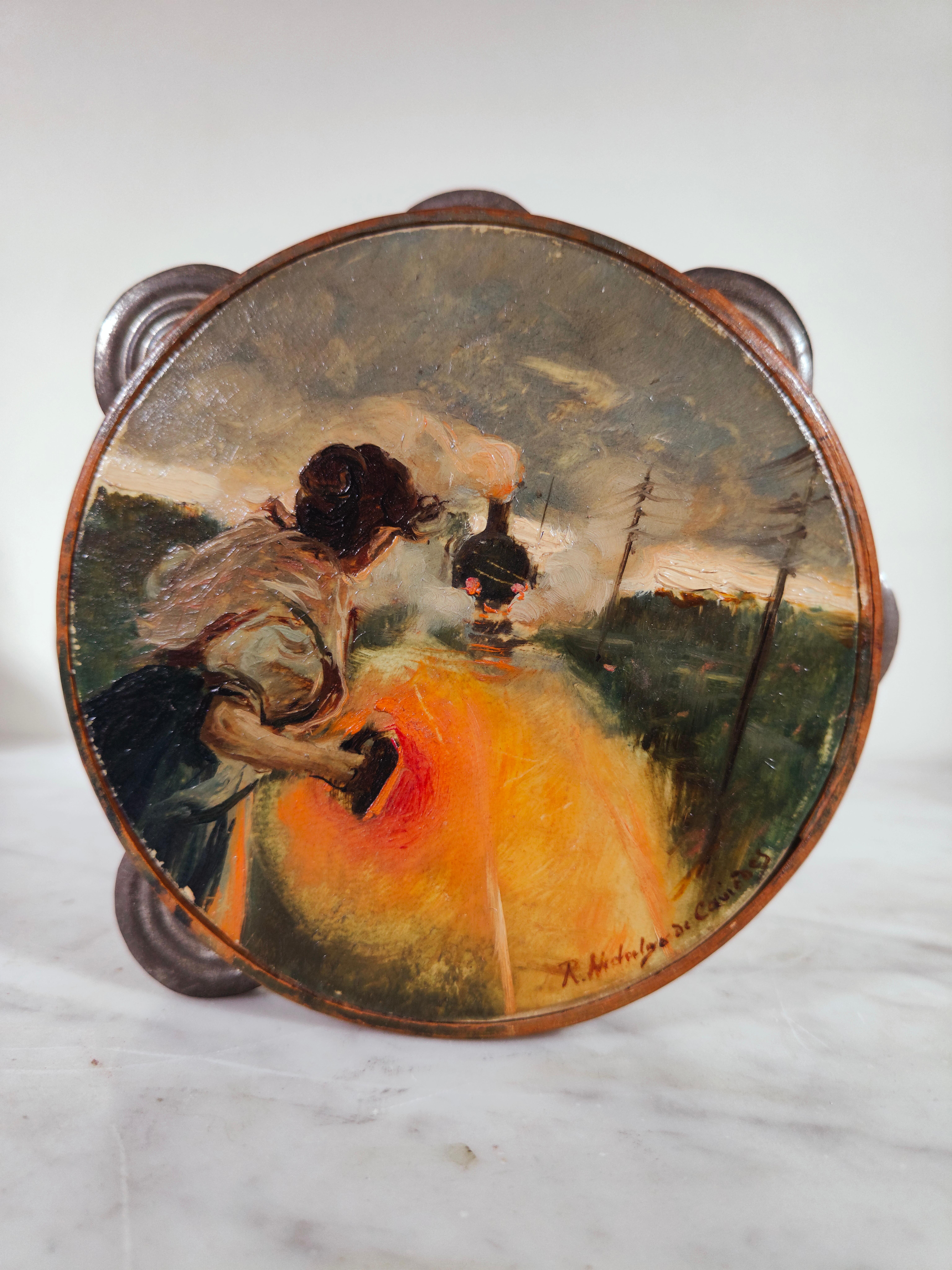 Late 19th Century 8 Tambourines xix Century For Sale