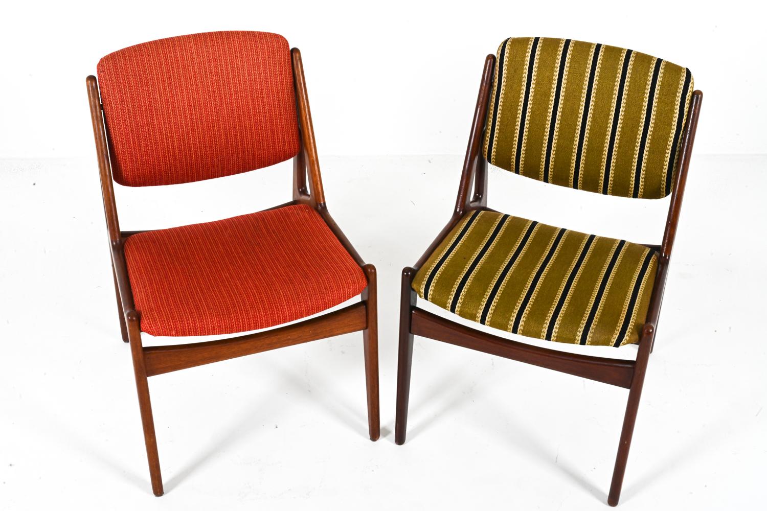 Mid-Century Modern (8) Chaises d'appoint 