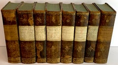 8 Theological Leather Bound  Books, by Franz Volkmar Reinhard, Published 1808