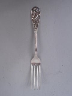 8 Tiffany Audubon Sterling Silver Luncheon Forks