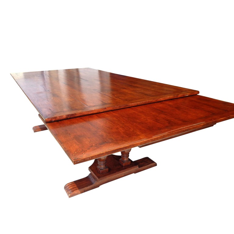 Bausman English Trestle Dining Table For Sale 1