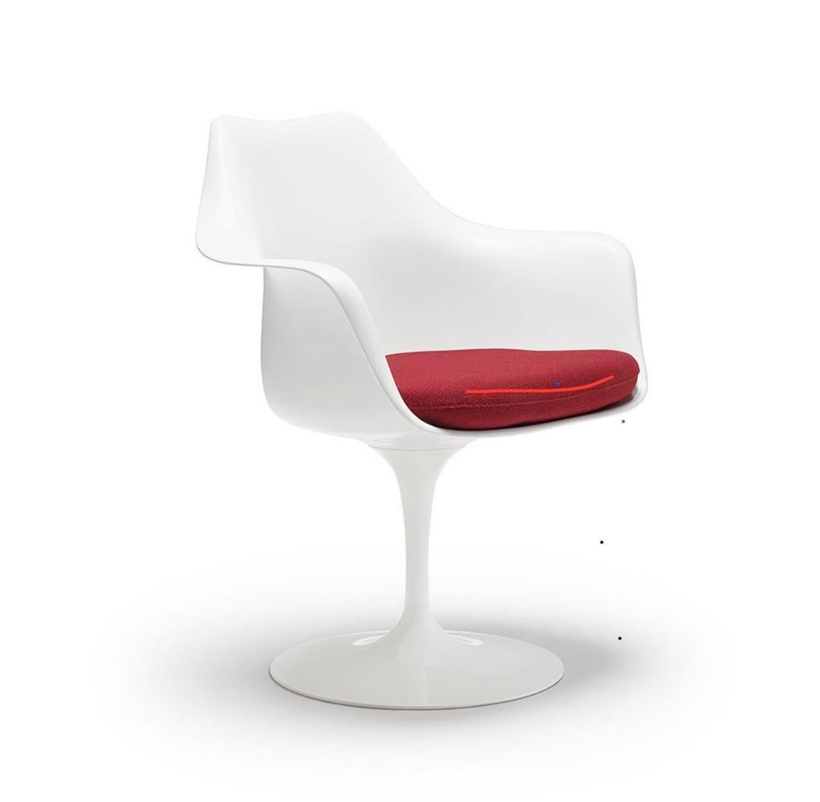 Set of 8  Tulip Dining Armchairs by E. Saarenin  Knoll 1969 For Sale 4