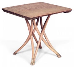 8 Various Bentwood Stripped Café Tables