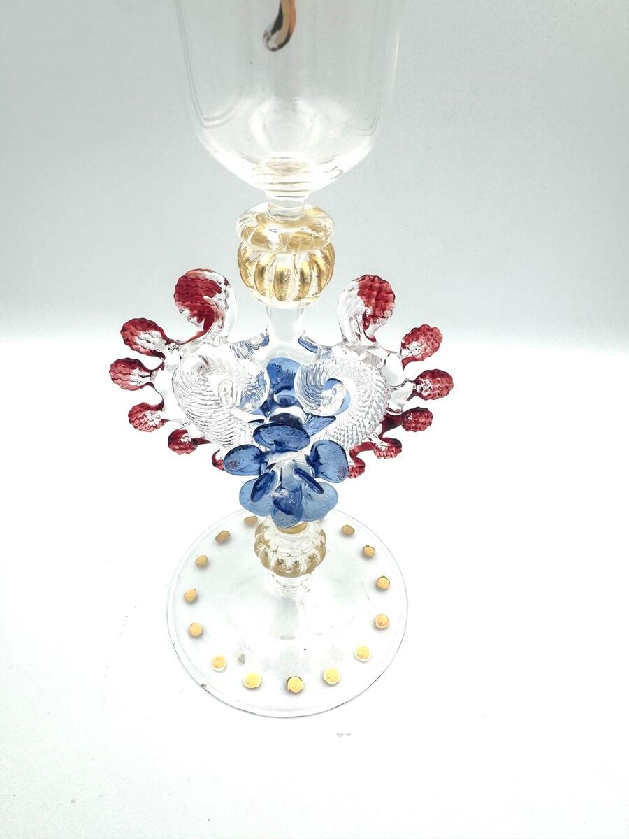 8 verres vénitiens en vente 2