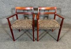 8 chaises de salle à manger danoises vintage du milieu du siècle en palissandre Garden de Nils Jonsson