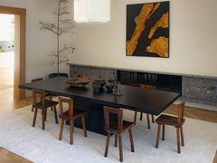 8 Vintage Geometric Wooden Chairs