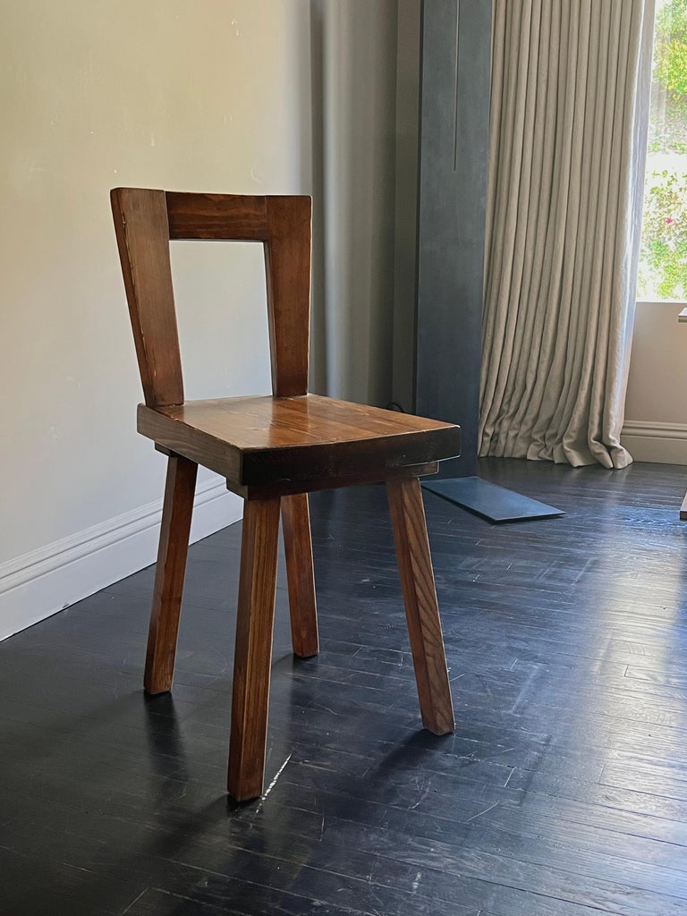 8 Vintage Geometric Wooden Chairs For Sale at 1stDibs