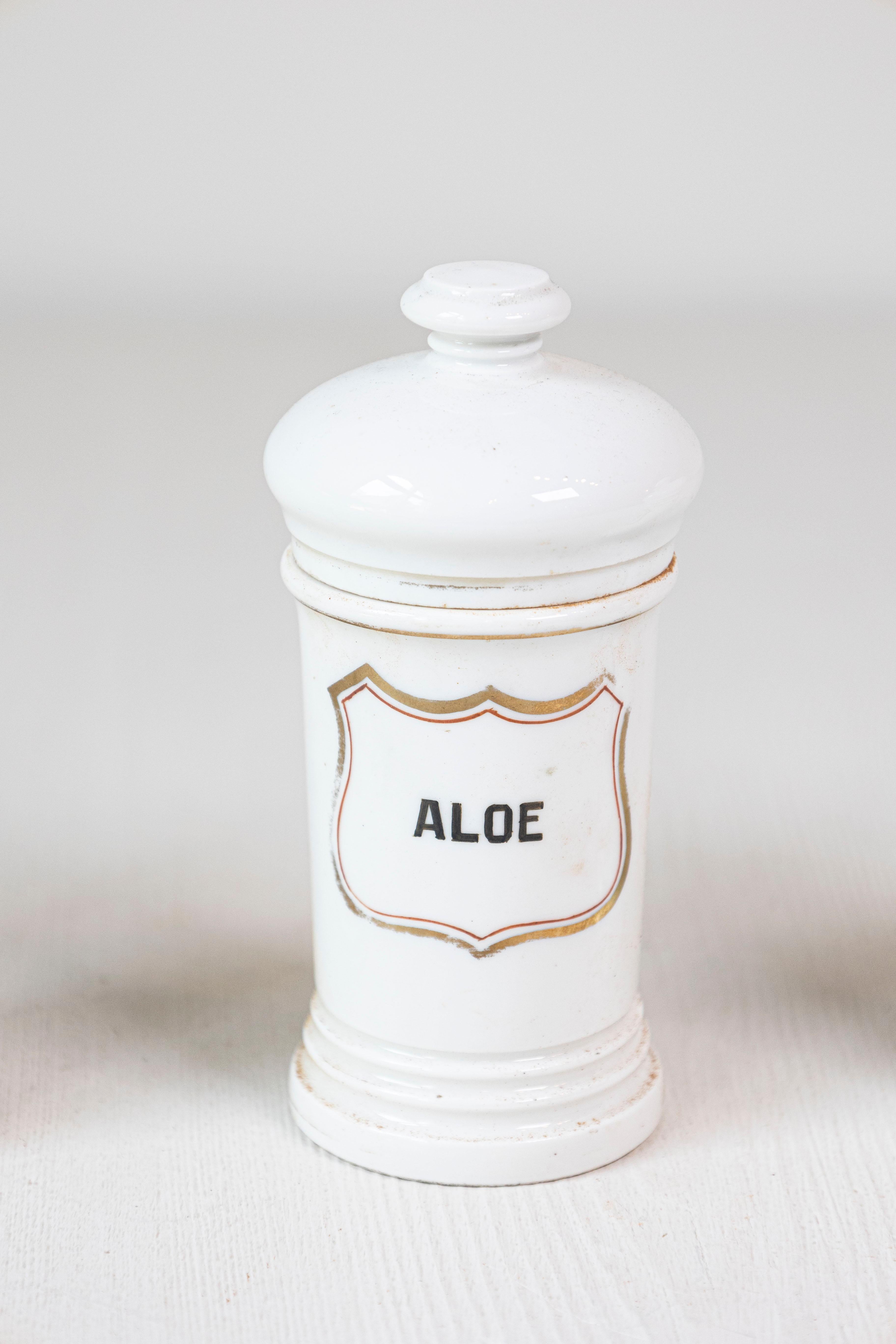 8 Vintage Italian Porcelain Pharmacy Jars with Labels, Sold Each For Sale 2