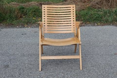 5 Vintage Niko Kralj Folding Plywood Armchairs, Slovenia, 1950s