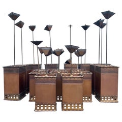 8 Vintage Pendant Lights by Isaac Maxwell