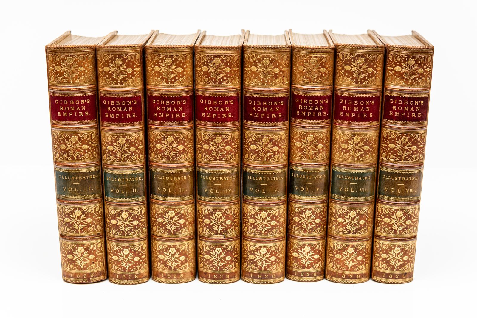 8 Vol. Edward Gibbon Esq, Storia del declino e della caduta dell
Impero romano in vendita