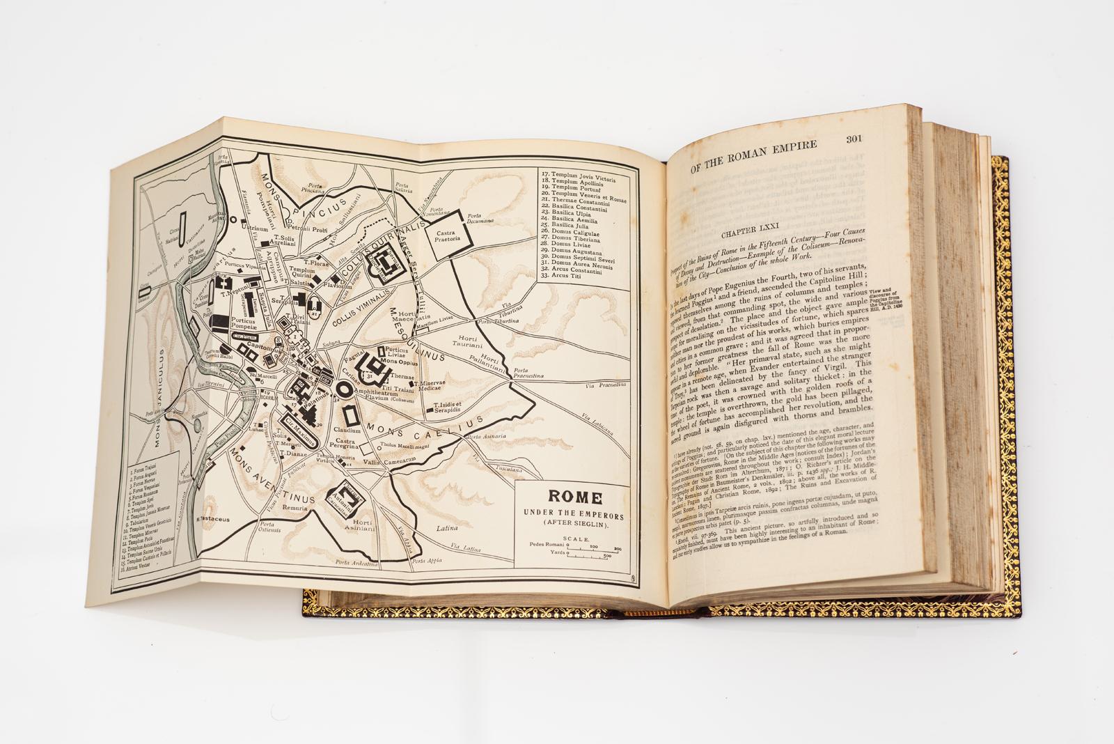 8 Vols. Edward Gibbon. The Decline and Fall of The Roman Empire... In Good Condition For Sale In New York, NY