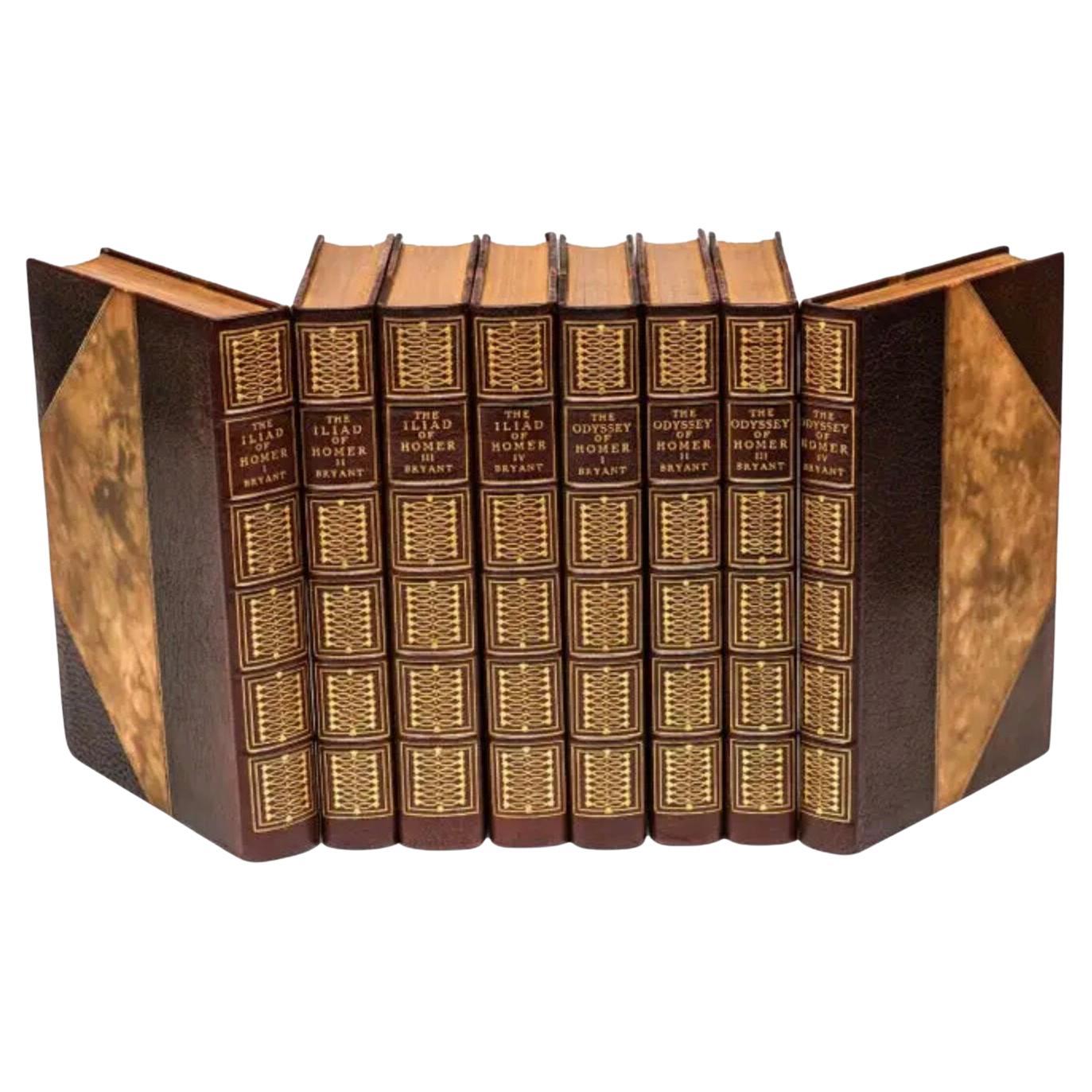 8 Volumes. Homer, The Iliad & The Odyssey.