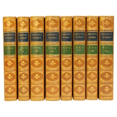 8 Volumes. John Milton, The Works of John Milton