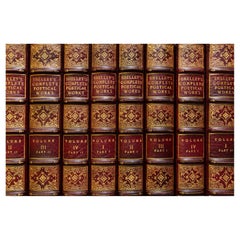 Antique 8 Volumes, Percy Bysshe Shelley, The Complete Poetical Works