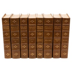 8 Volumes. Percy Bysshe Shelley, The Works.