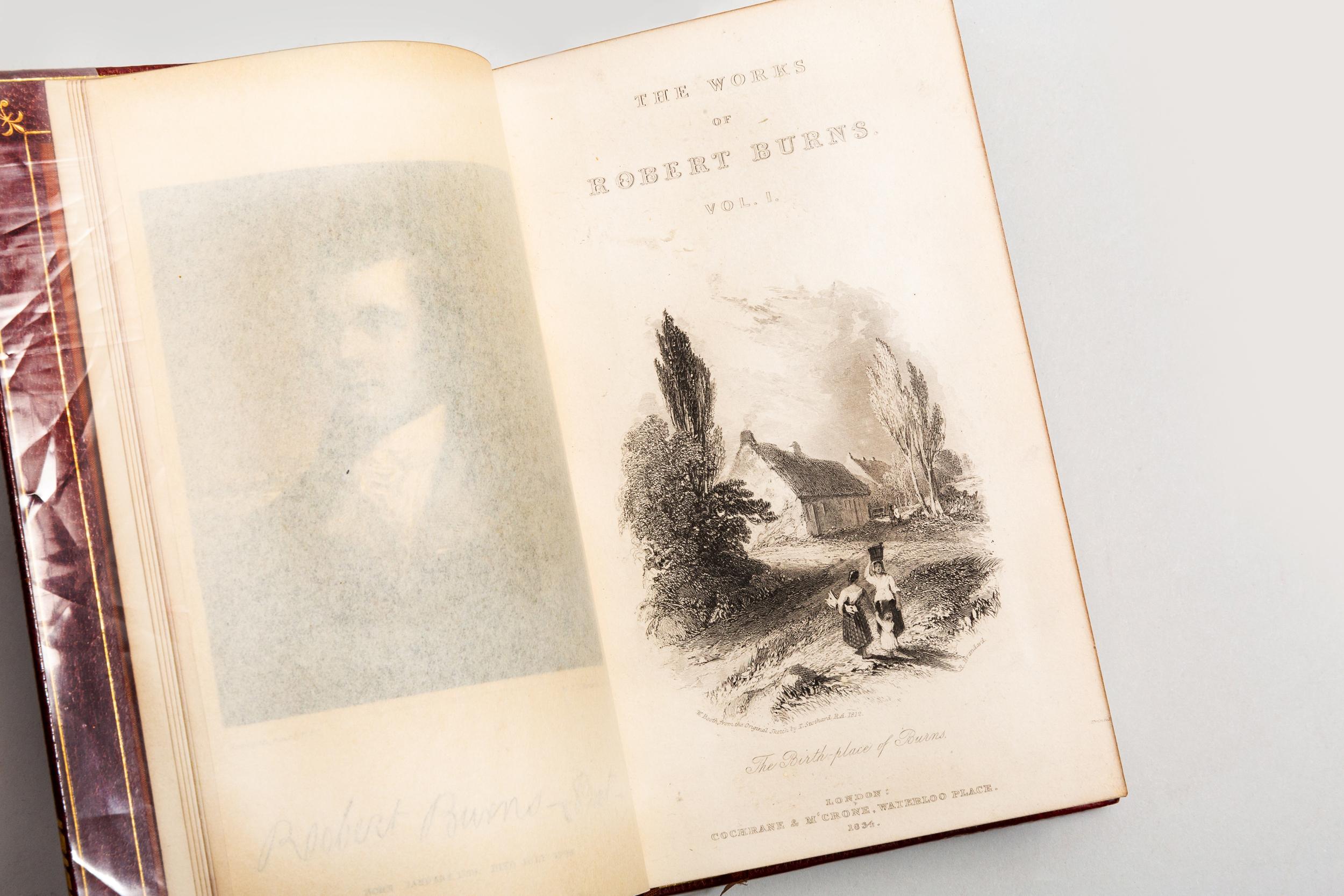 19th Century 8 Volumes. Robert Burns, The Works of Robert Burns.