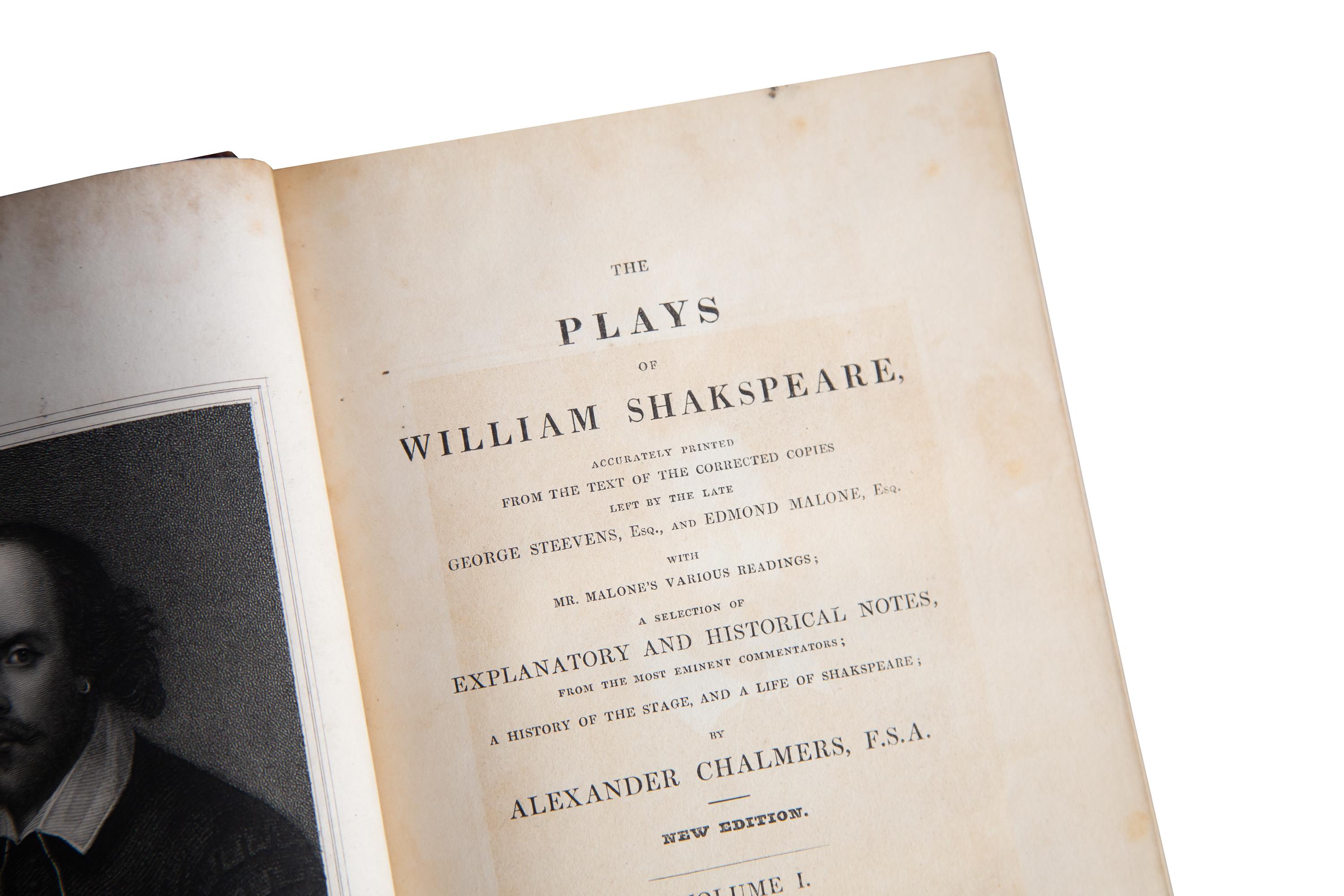 English 8 Volumes. William Shakespeare, The Plays of Shakespeare. For Sale