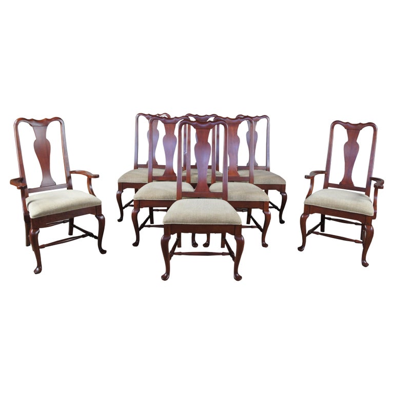 Vtg Lexington Bob Timberlake Queen Anne Style Cherry Farmhouse Dining Chairs