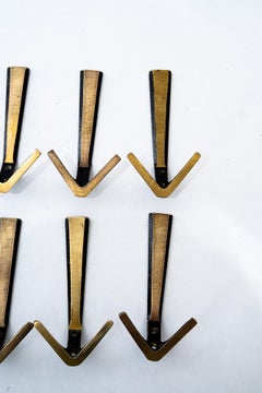 8 Wall Hooks by Herta Baller, around 1950s
