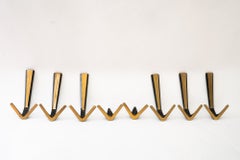 8 Wandhaken von Herta Baller, ca. 1950er Jahre