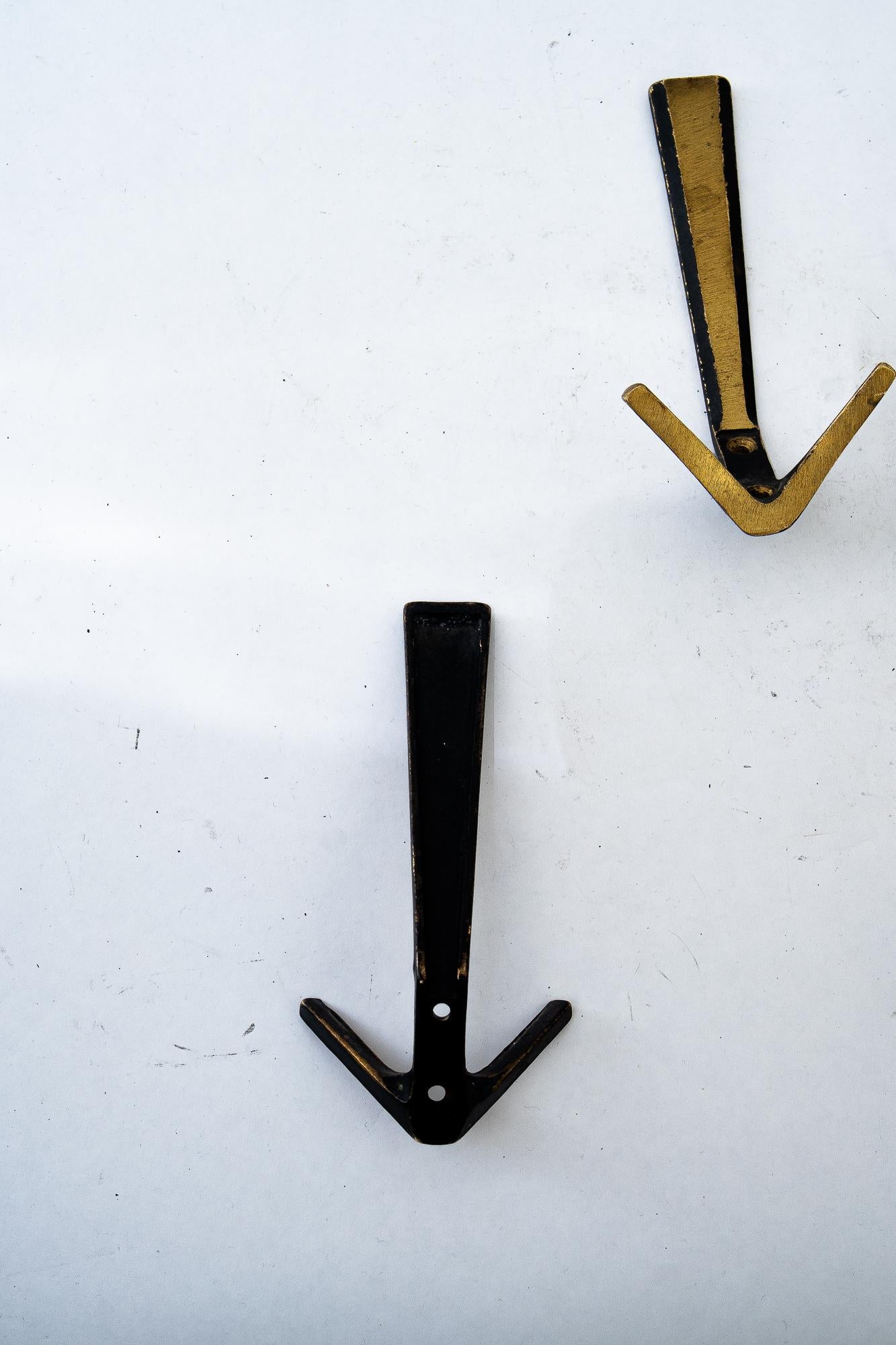 8 Ganchos de pared de Herta Baller, hacia los años 50 mediados del siglo XX en venta