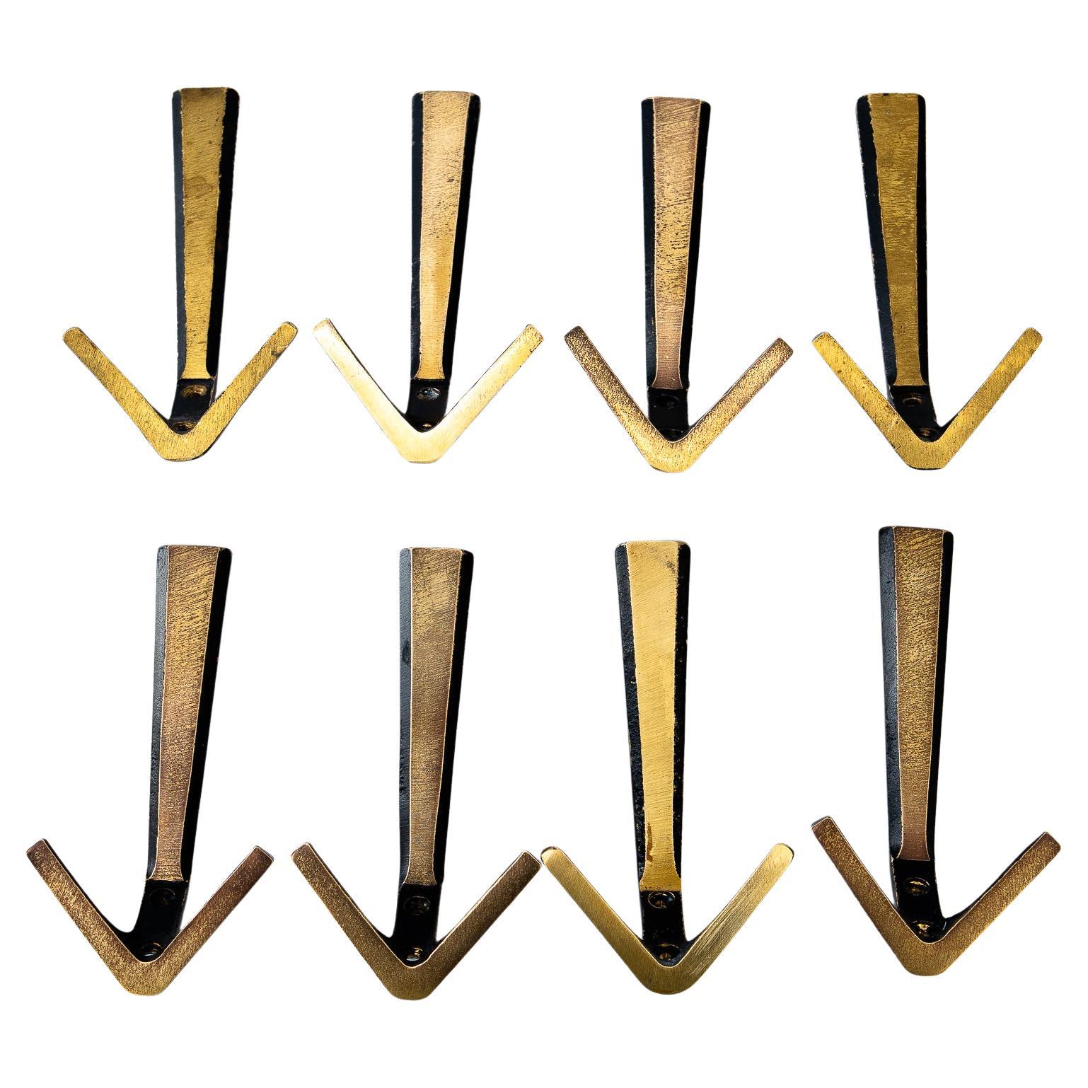 8 Wall Hooks by Herta Baller, around 1950s