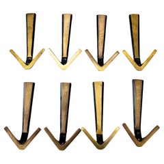 8 Wall Hooks by Herta Baller, around 1950s