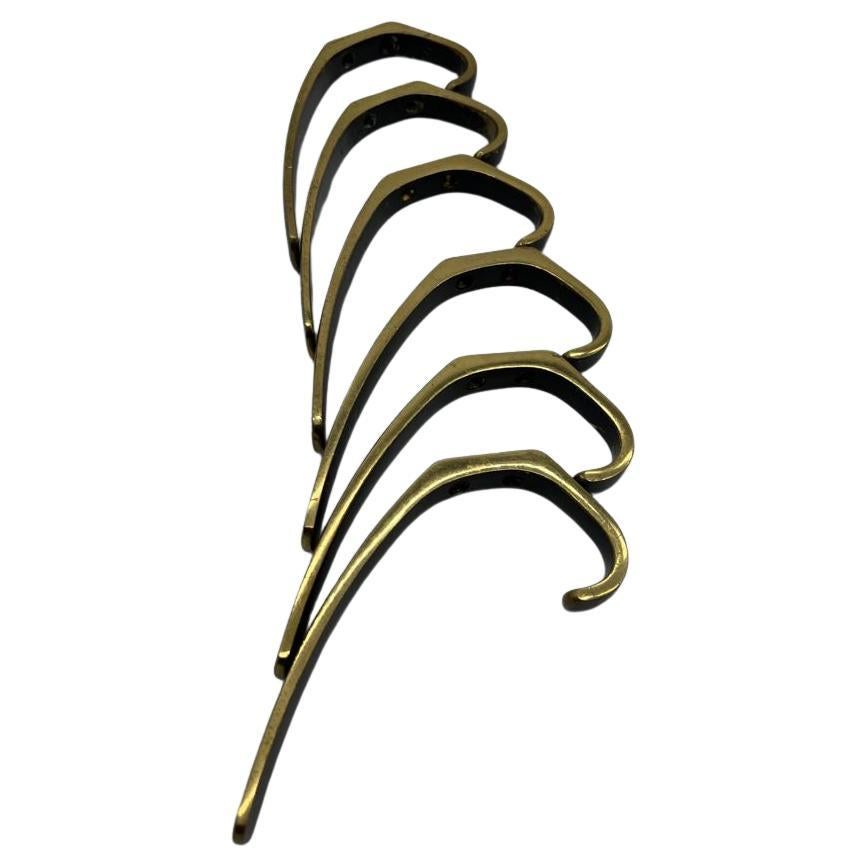 8 ganci da parete di Herta Baller, anni '50 circa, buone condizioni