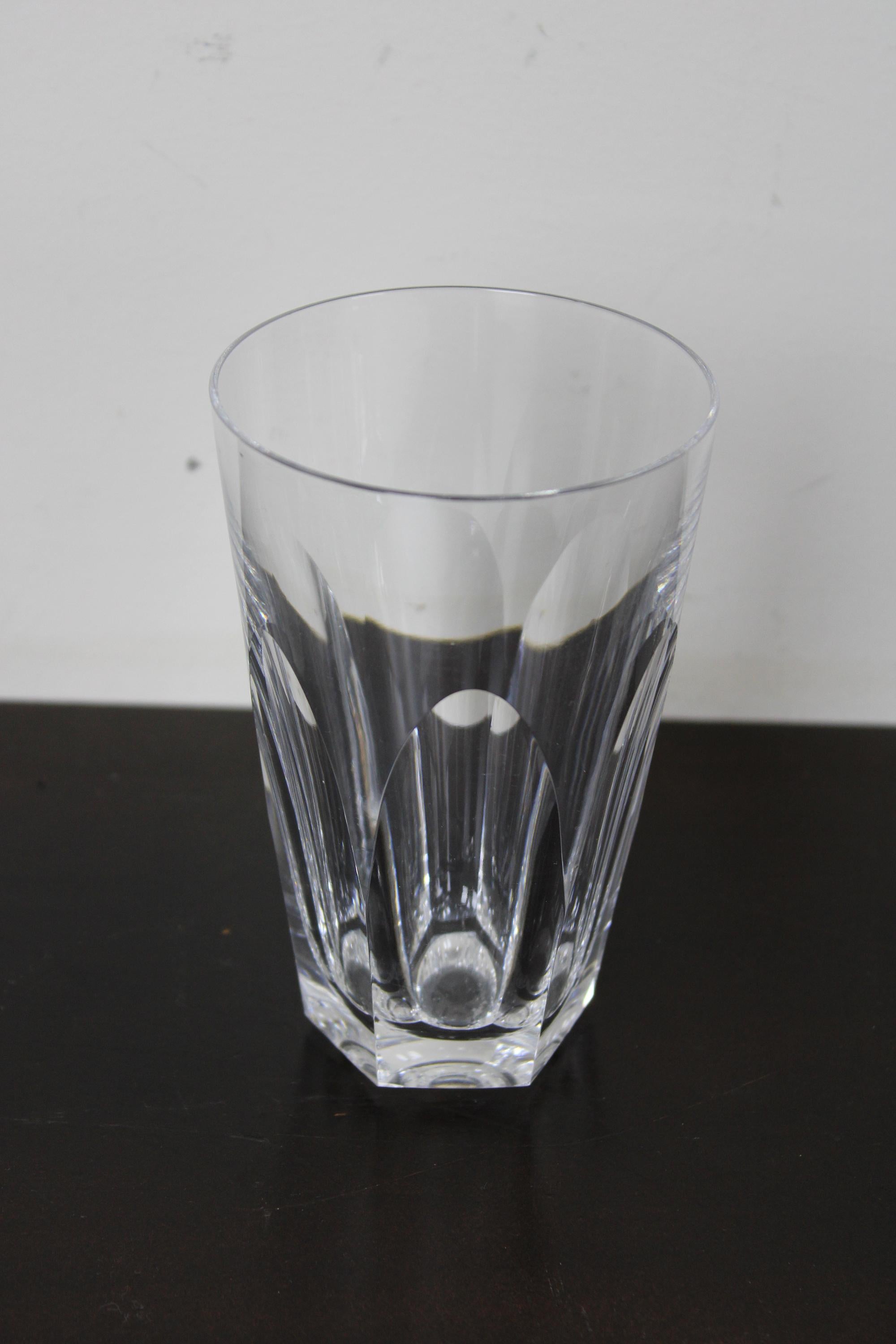 8 Waterford Crystal Sheila 10 oz Flat Tumblers High Arch Highball Juice Glass 3