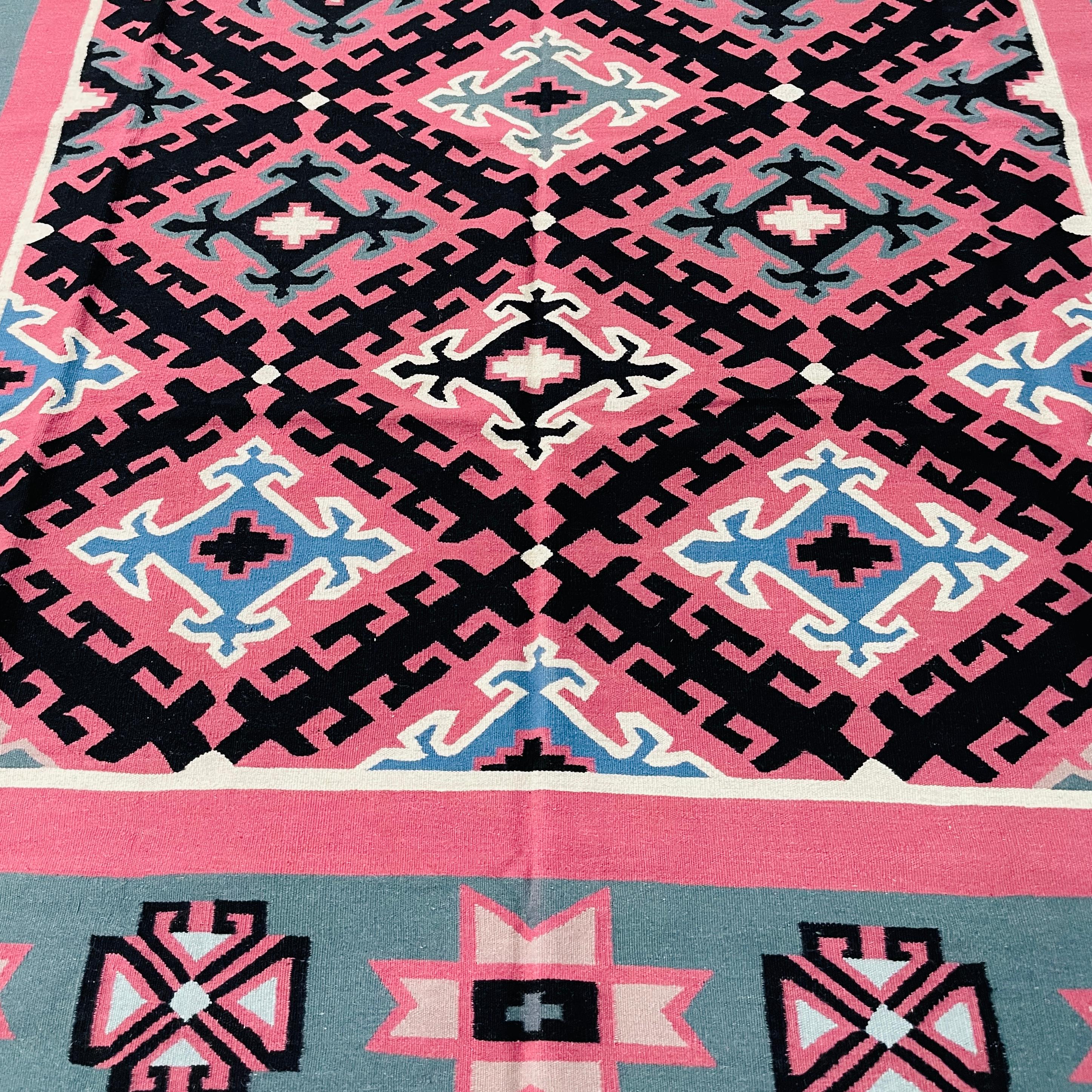 8' x 10' Chinese Kilim Rug In Good Condition For Sale In Dallas, TX