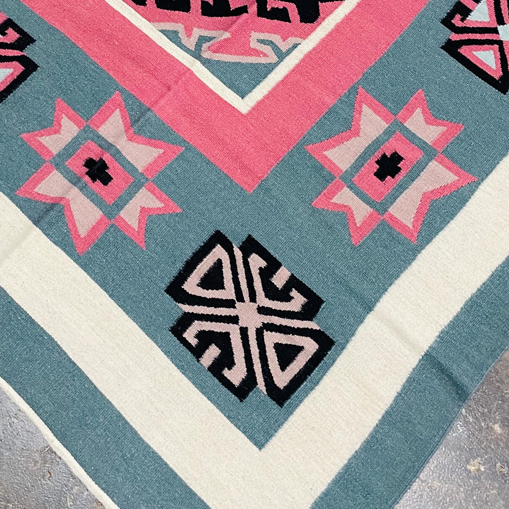 Contemporary 8' x 10' Chinese Kilim Rug For Sale