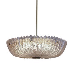 8 X Orrefors Glass Pendant Sweden, 1950