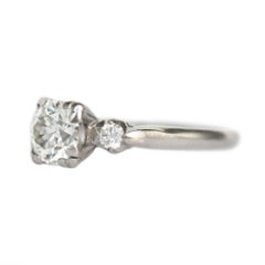 .80 Carat Diamond Platinum Engagement Ring