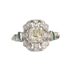 .80 Carat Diamond Platinum Engagement Ring